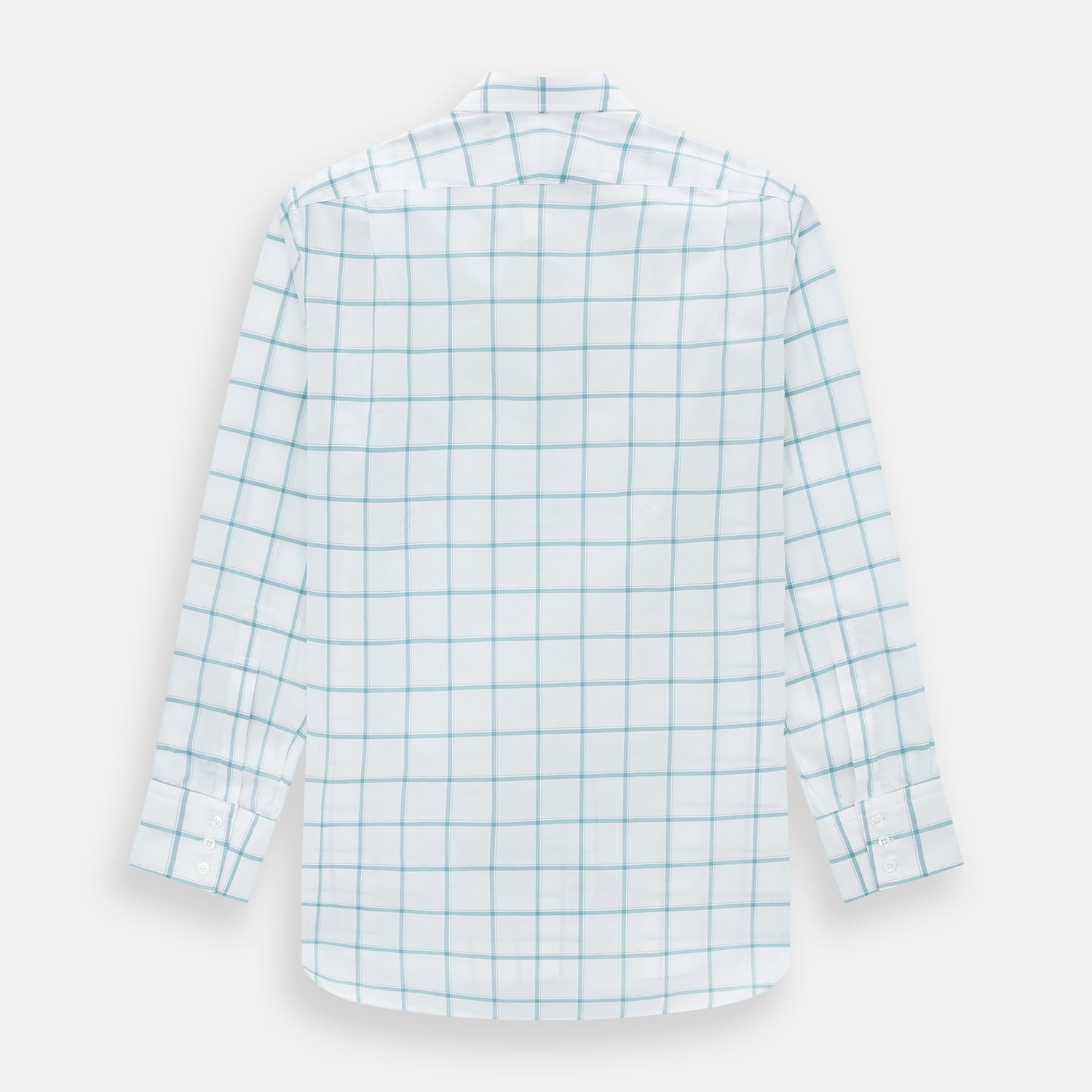 Sage Grid Check Mayfair Shirt