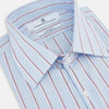 Blue and Burgundy Multi-Stripe Westminster Shirt