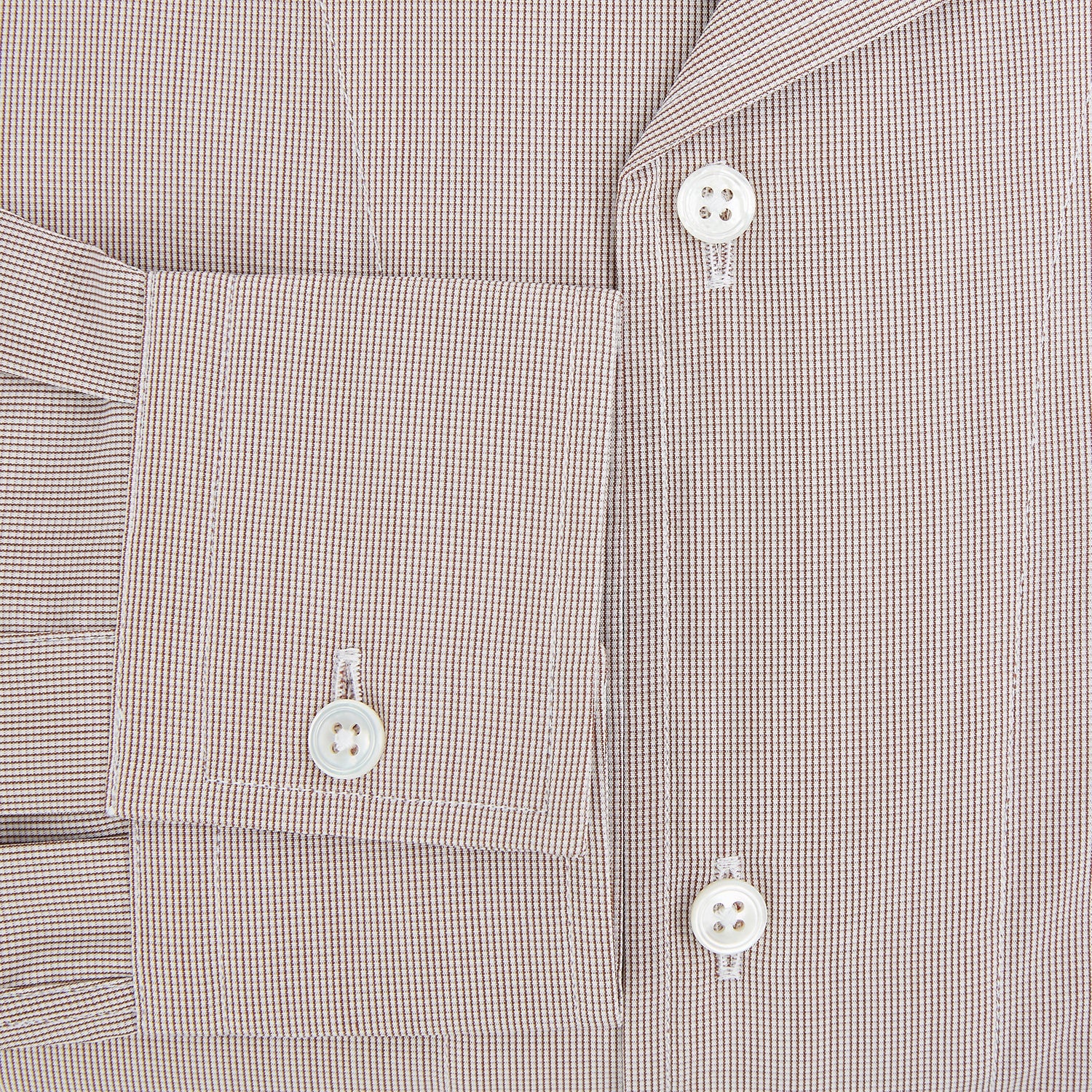 Brown Micro Check Quarzo Nightshirt