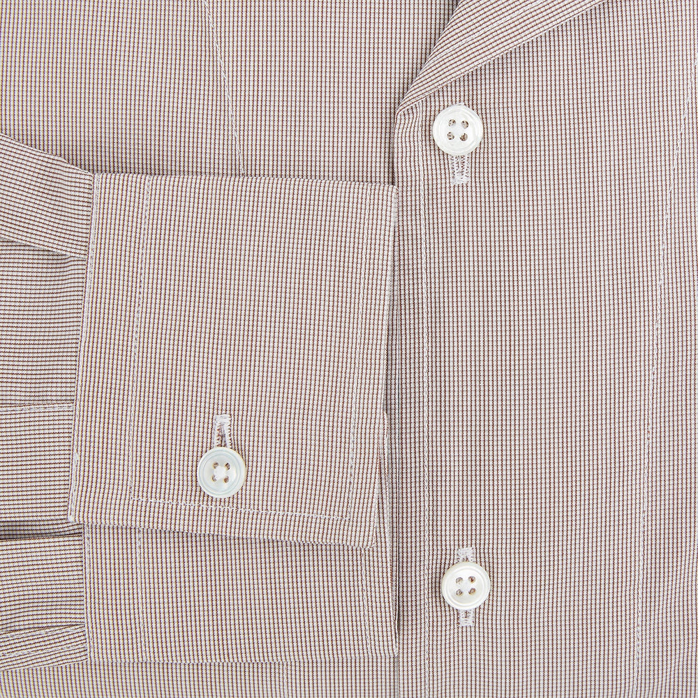 Brown Micro Check Quarzo Nightshirt