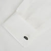 Forest Green and Navy Checkered Oval Enamel Chain Cufflinks