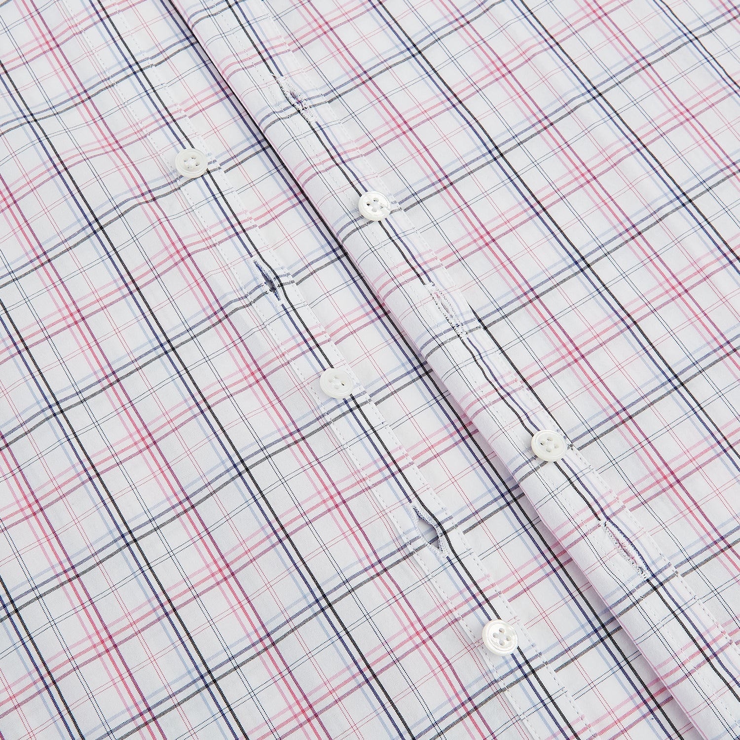 Purple and Blue Multi Check Westminster Shirt