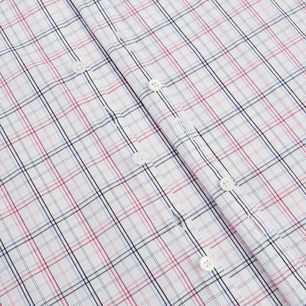 Purple and Blue Multi Check Westminster Shirt