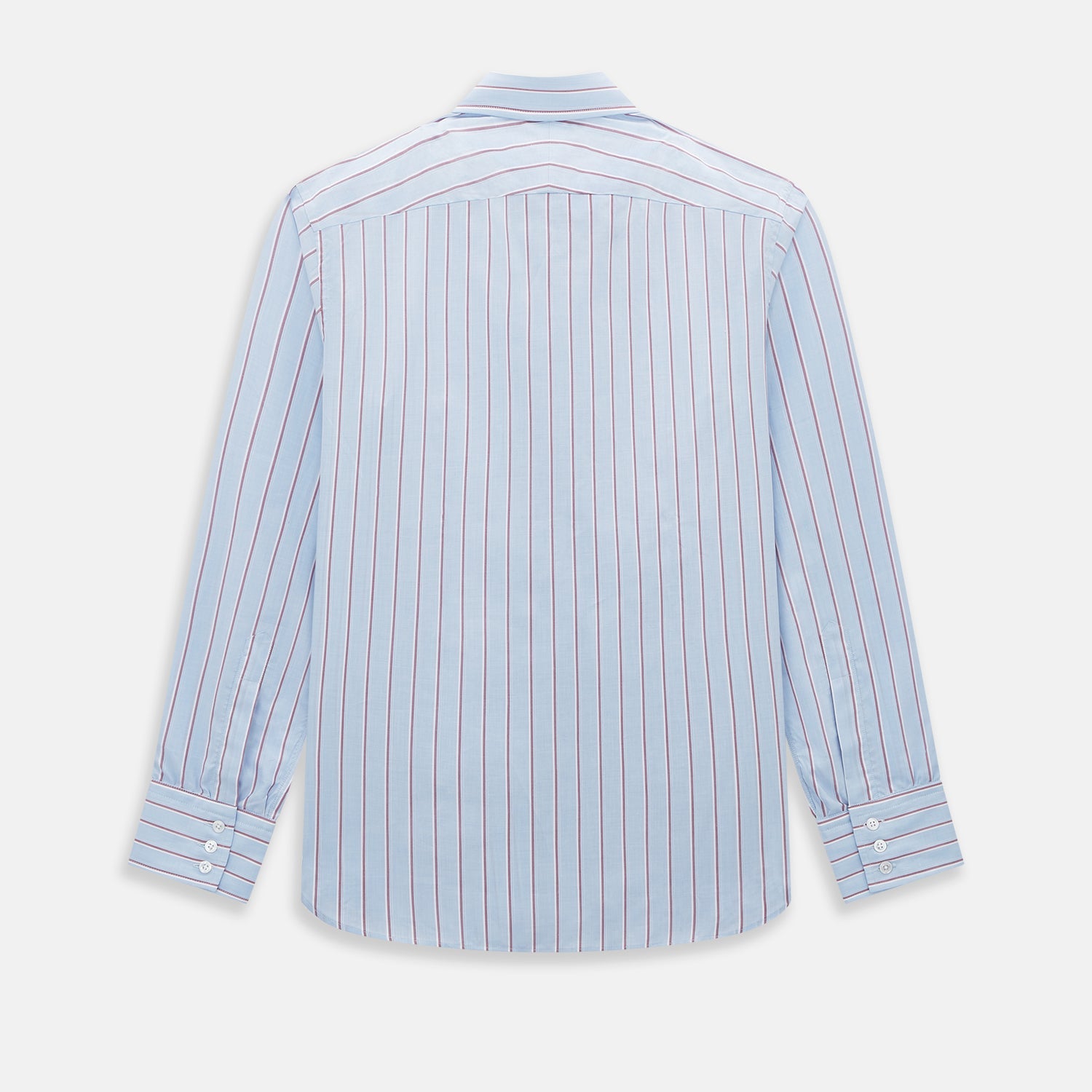 Blue and Burgundy Multi-Stripe Westminster Shirt