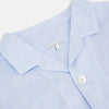 Pale Blue Linen Pyjama Shirt