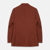 Rust Linen-Wool-Silk Bertie Blazer