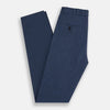 Denim Blue Linen Herringbone Miles Trousers