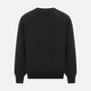 Dark Grey Melange Cashmere Cardigan