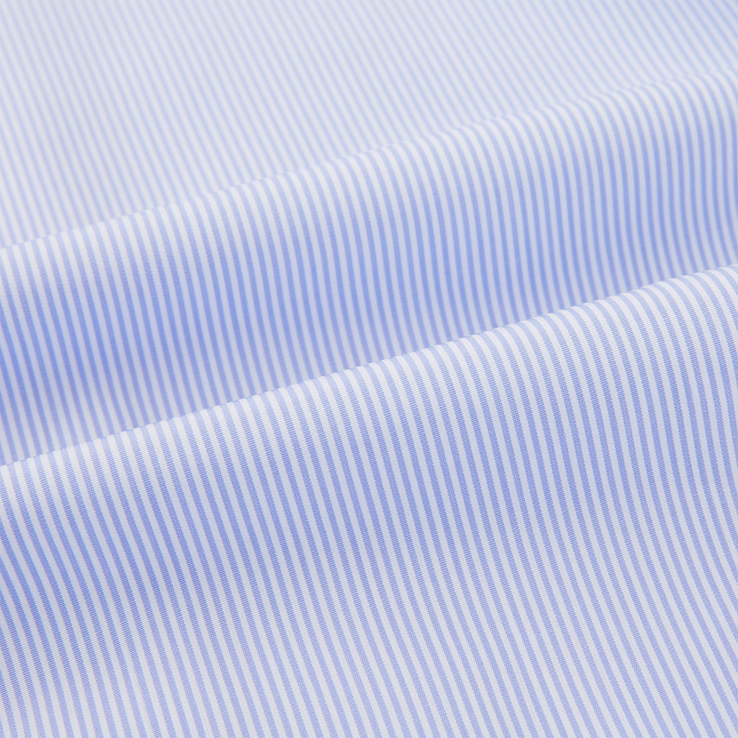 Pale Blue Hairline Stripe Pyjama Shirt