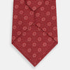 Red Medallion Silk Tie