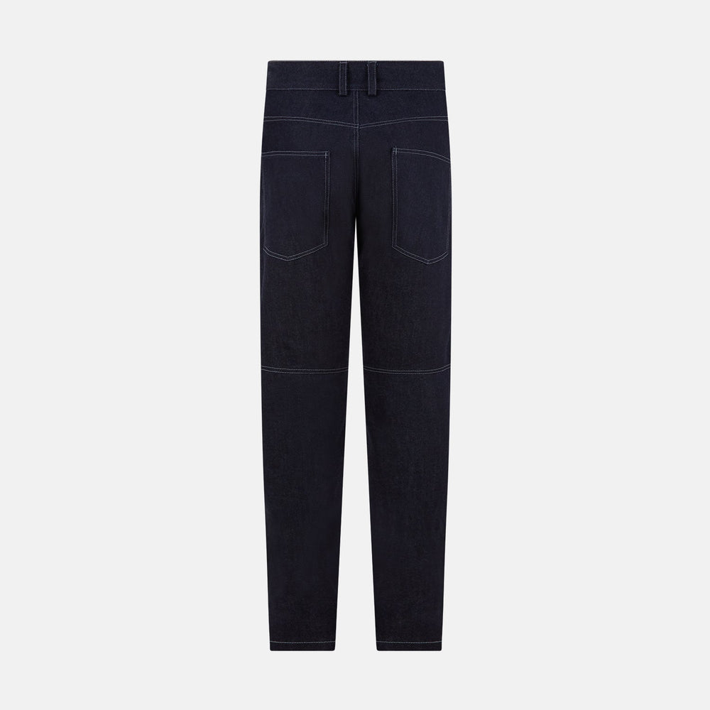 Navy Denim Trousers