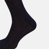 Navy Mid-Length Socks