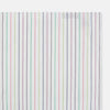 Green Multi Double Pinstripe Hand-Rolled Handkerchief