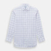Lilac Grid Check Mayfair Shirt