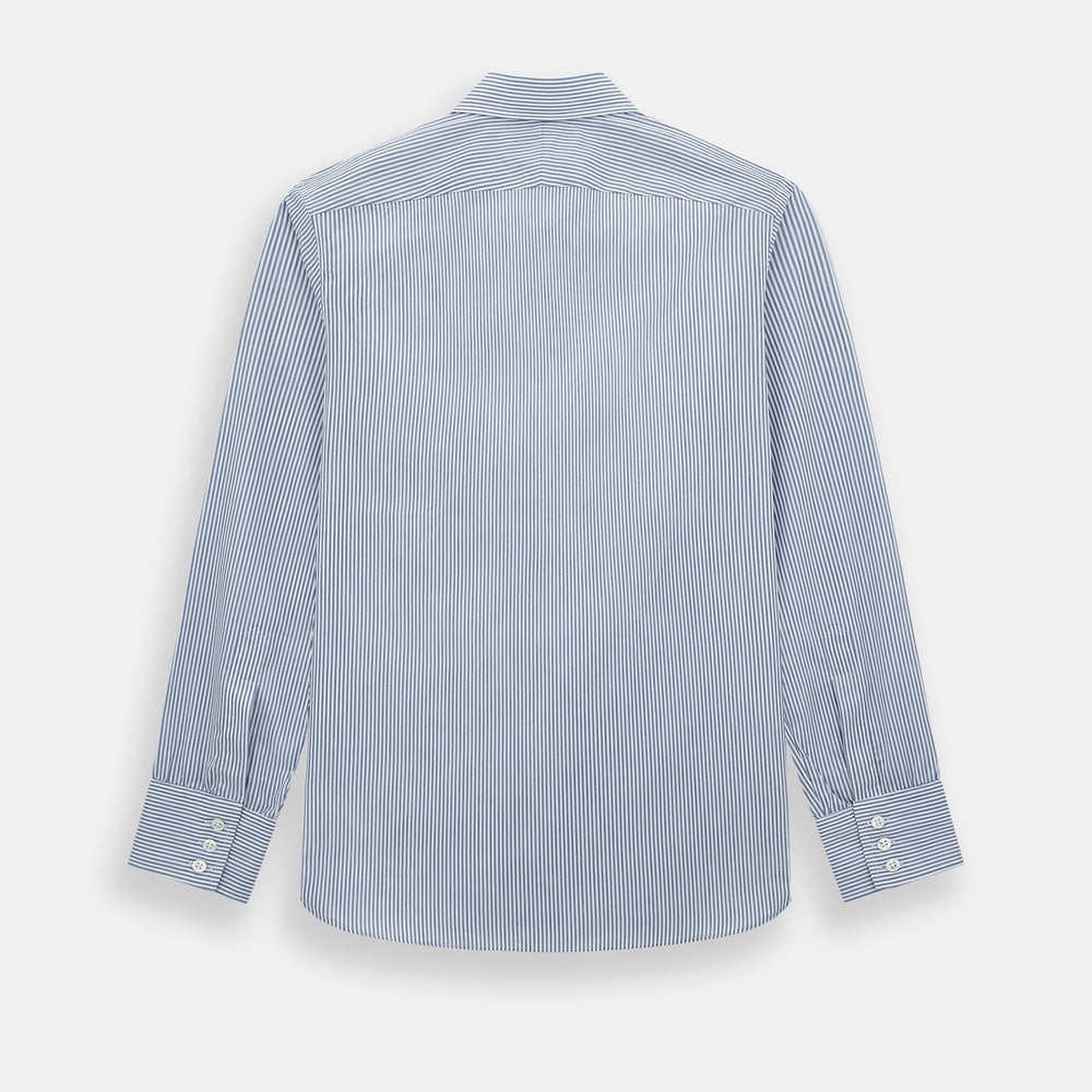 Navy and White Stripe Westminster Shirt