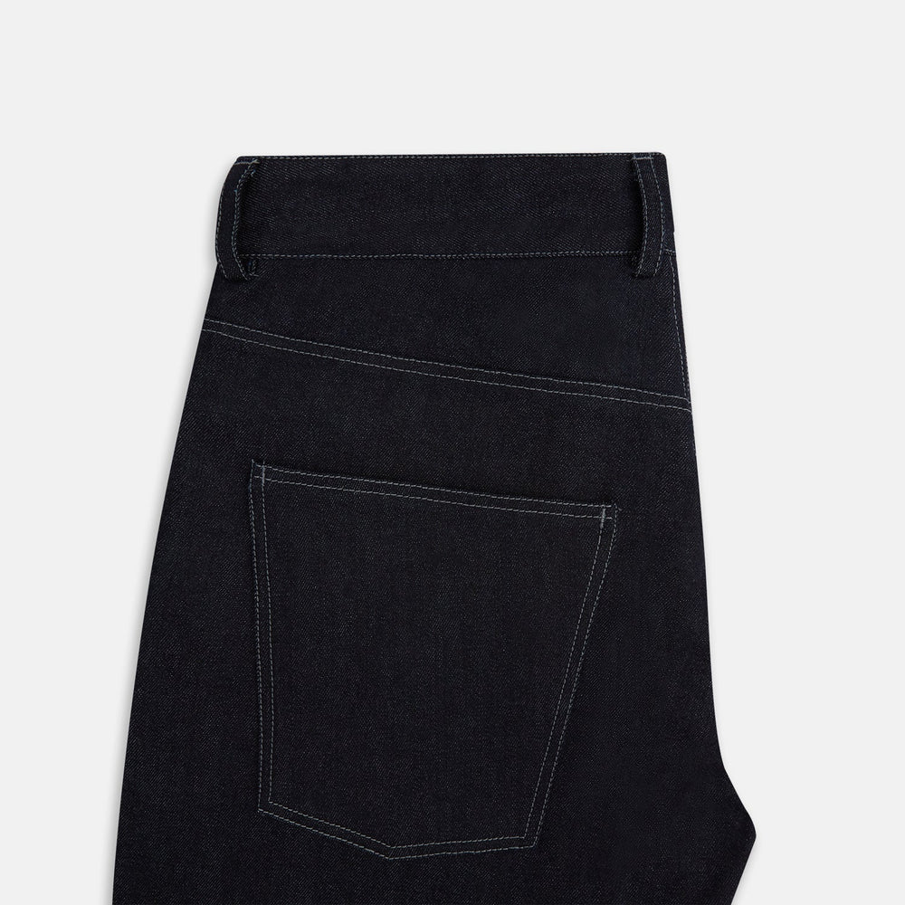 Navy Denim Trousers