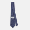 Navy Paisley Silk Tie