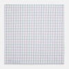 Hand Rolled Pink and Green Grid Check Handkerchief