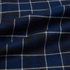 Navy and White Check Windsor Shirt