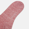 Burgundy Linen Mid-Length Socks