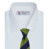 White Herringbone Superfine Cotton Shirt with T&A Collar and 3-Button Cuffs
