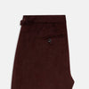 Burgundy Corduroy Henry Trousers