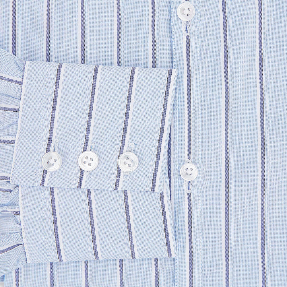 Blue and Navy Multi-Stripe Westminster Shirt