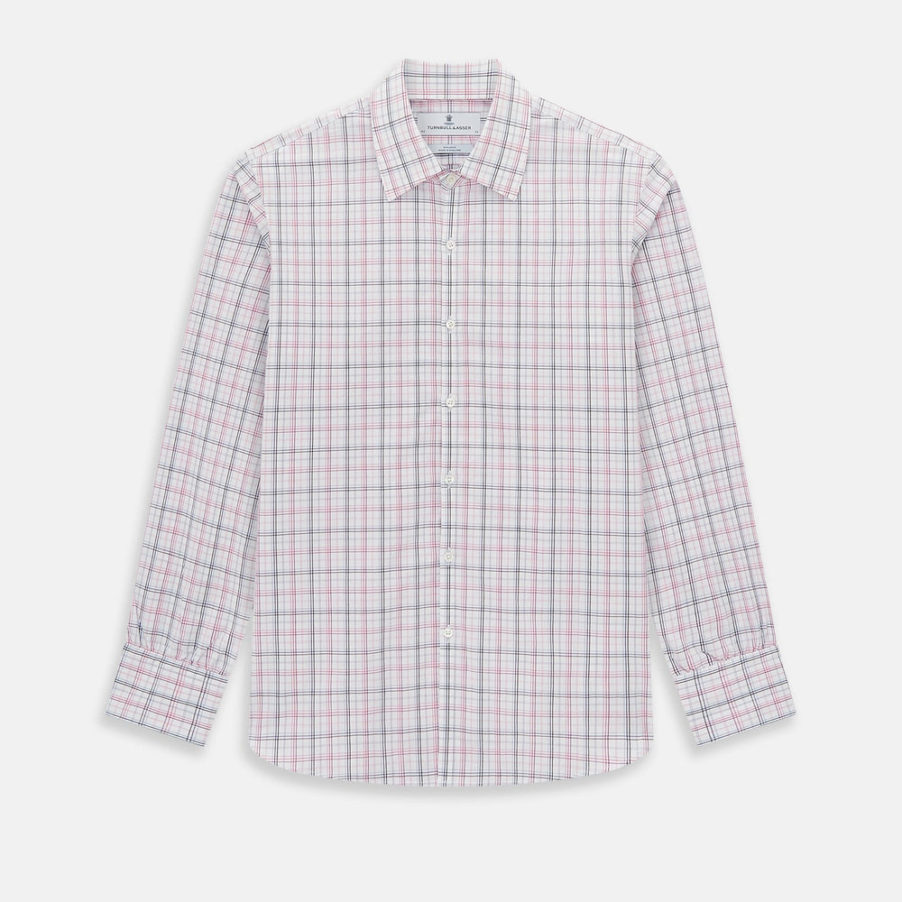 Purple and Blue Multi Check Westminster Shirt