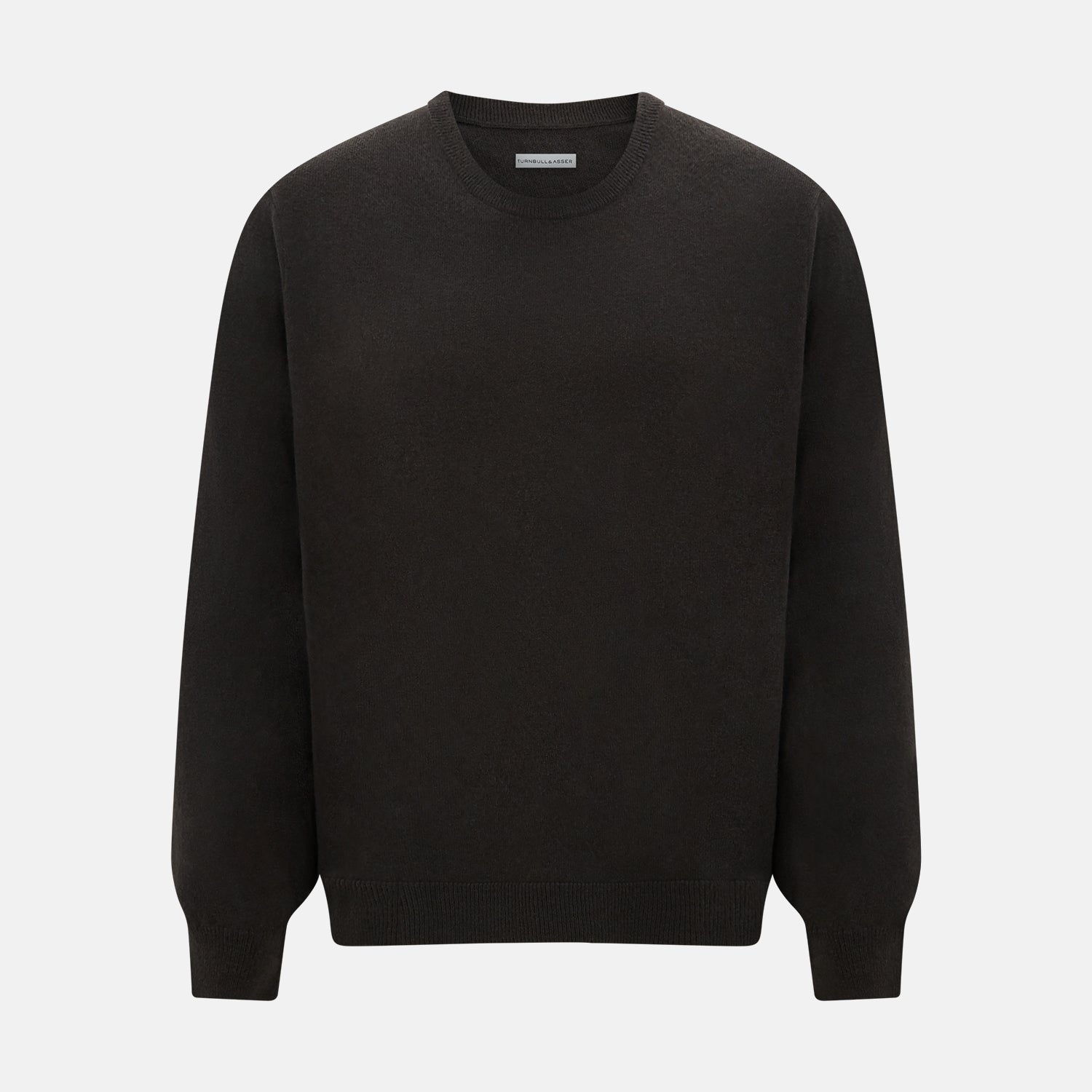 Brown Cashmere Round Neck Jumper