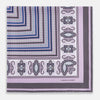 Lilac Dots and Paisley Silk Pocket Square