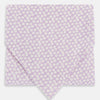 Lilac Flower Patterned Silk Cravat