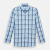 Blue Multi Check Pyjama Shirt