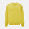 Canary Yellow Cashmere V-neck Jumper
