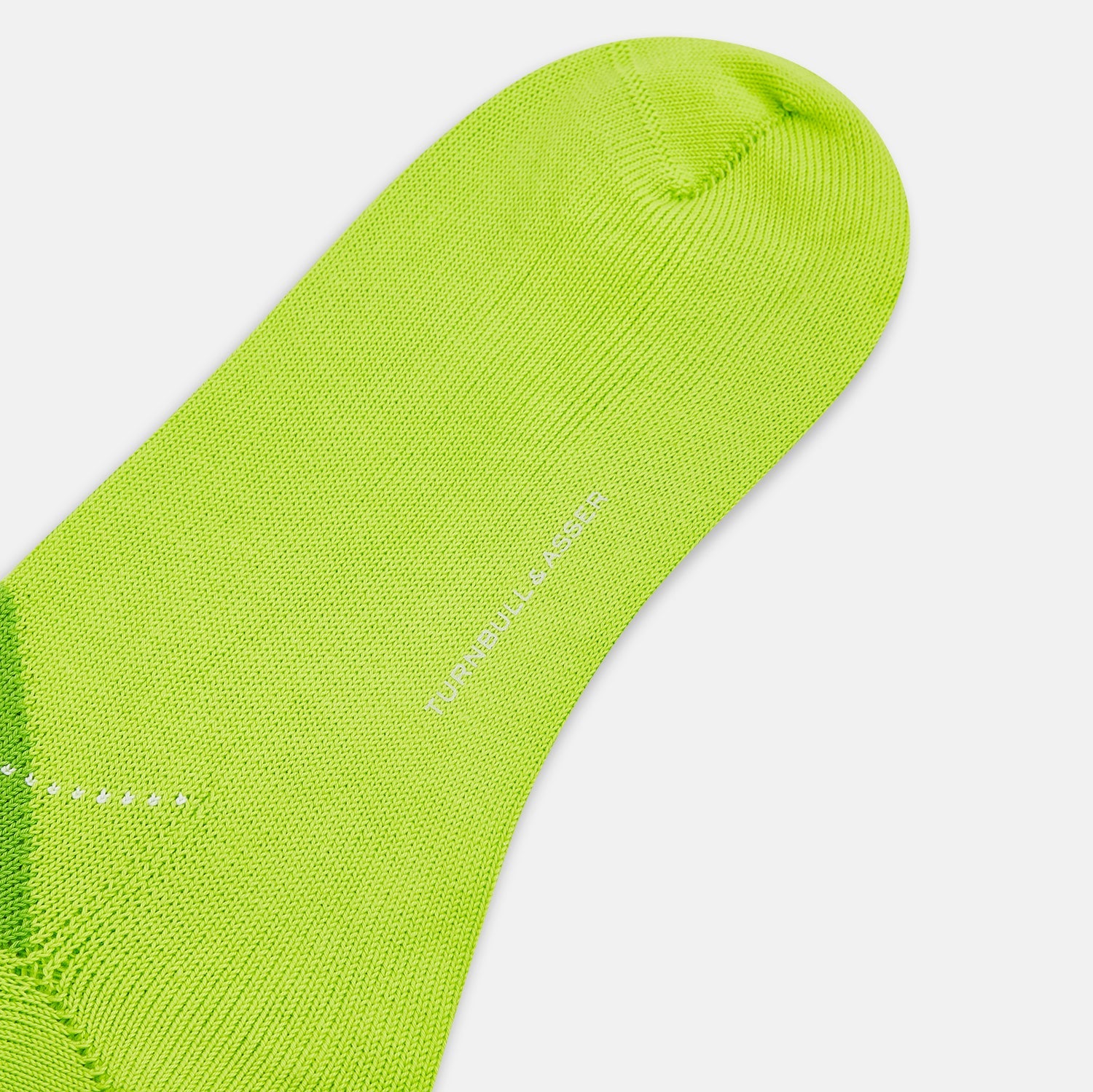 Lime Check Mid-Length Socks