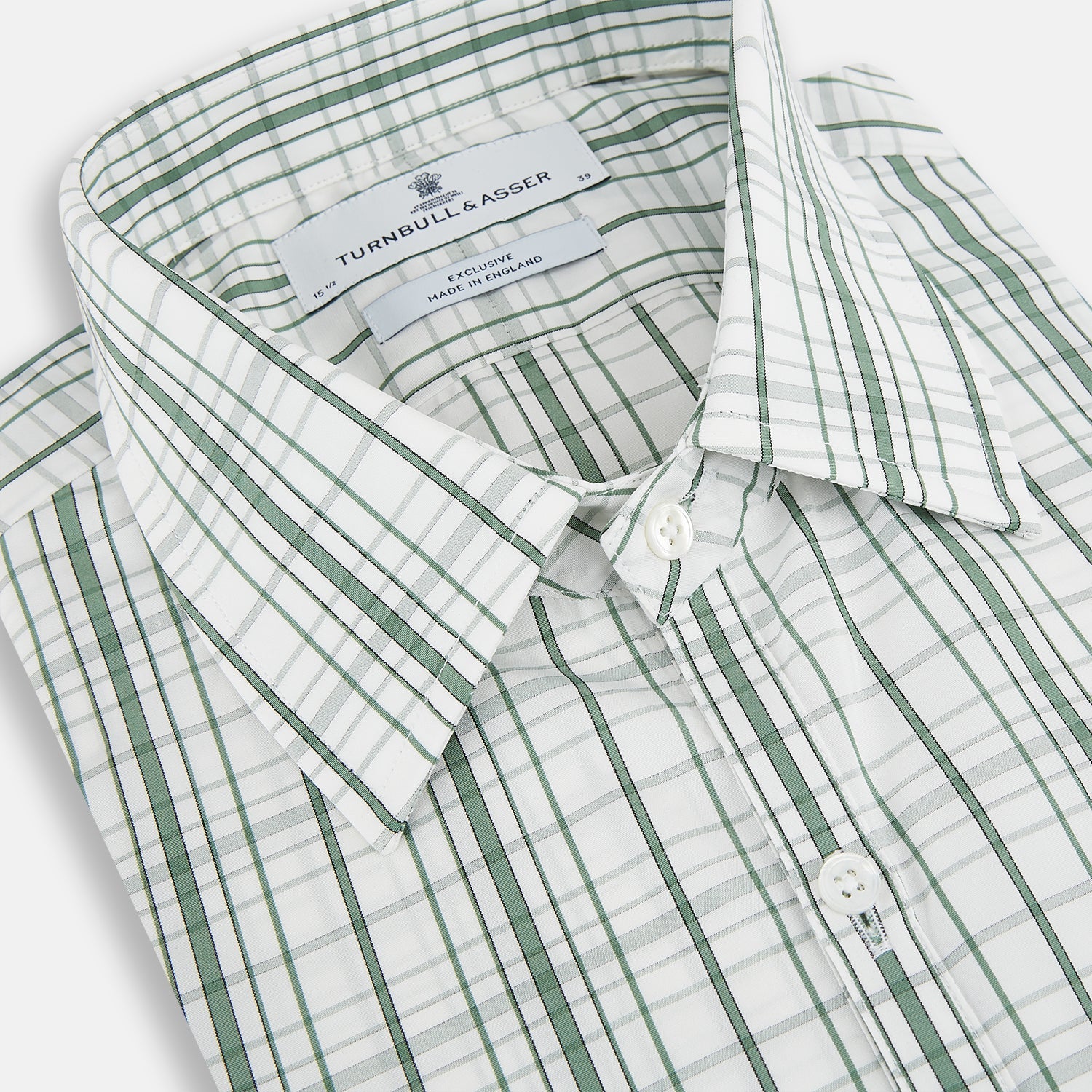 Sage Green Plaid Check Westminster Shirt