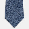 Dark Navy Paisley Silk Tie