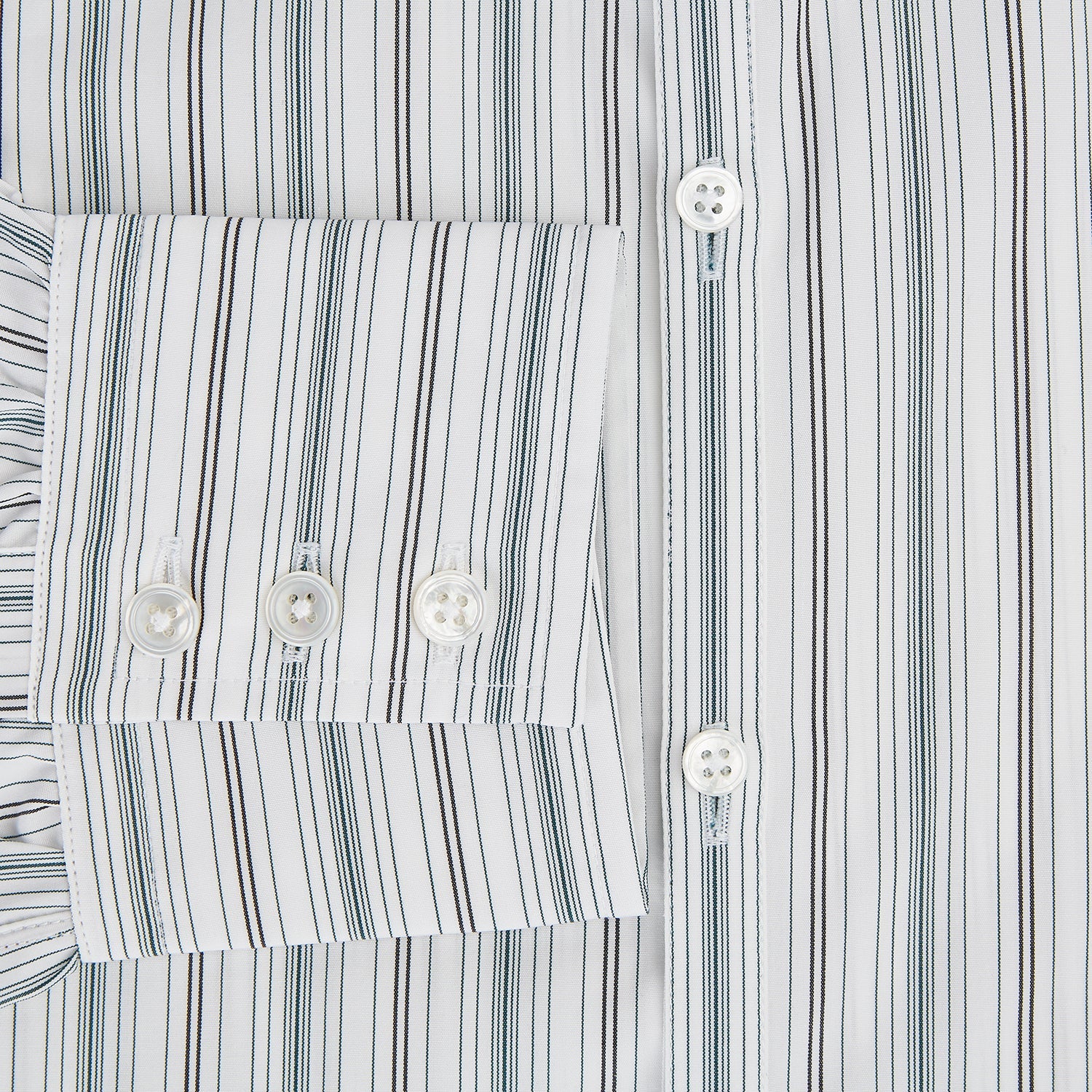Forest Green Multi Stripe Westminster Shirt