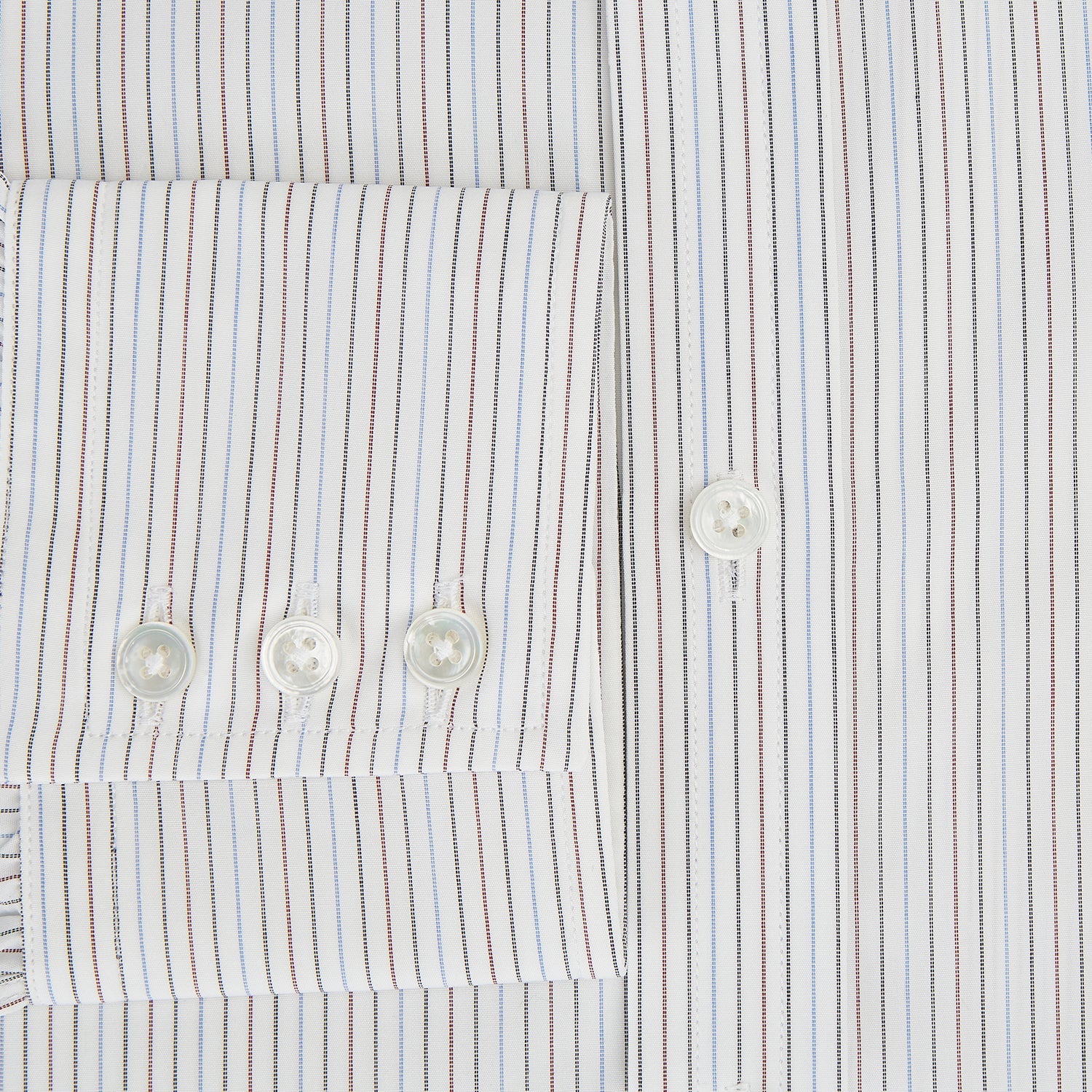 Red and Blue Double Pinstripe Mayfair Shirt
