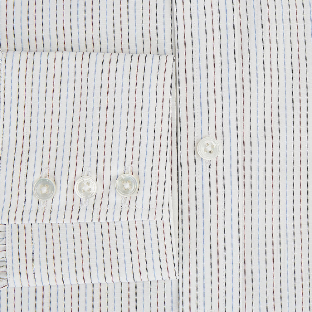 Red and Blue Double Pinstripe Mayfair Shirt
