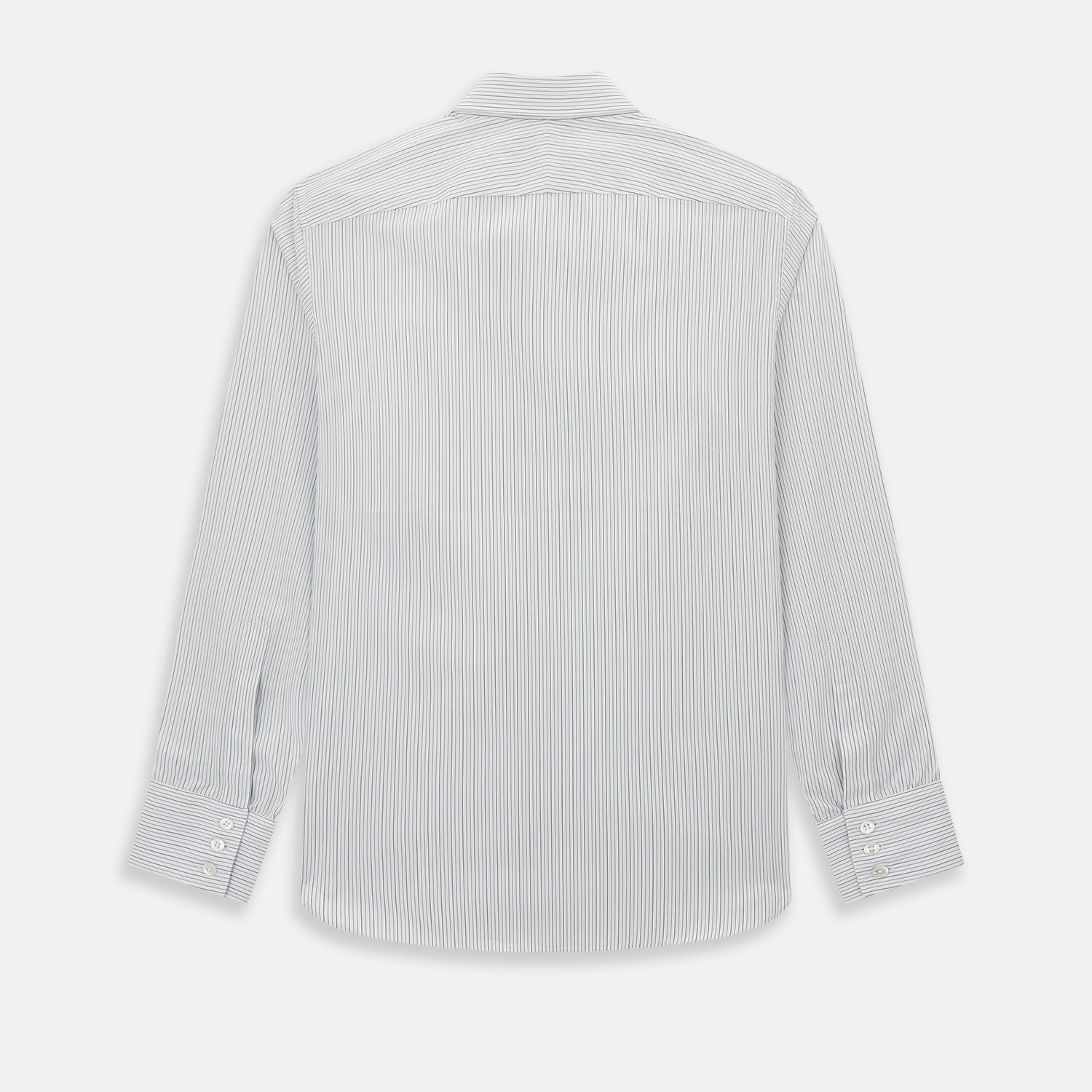 Grey and Blue Pinstripe Westminster Shirt