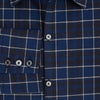 Navy and White Check Windsor Shirt