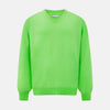 Bright Green Cashmere V-Neck Jumper