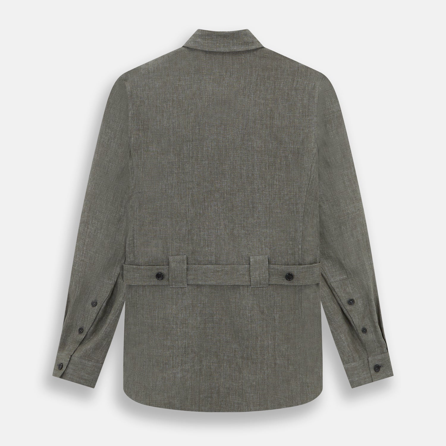 Olive Linen Holland Shacket