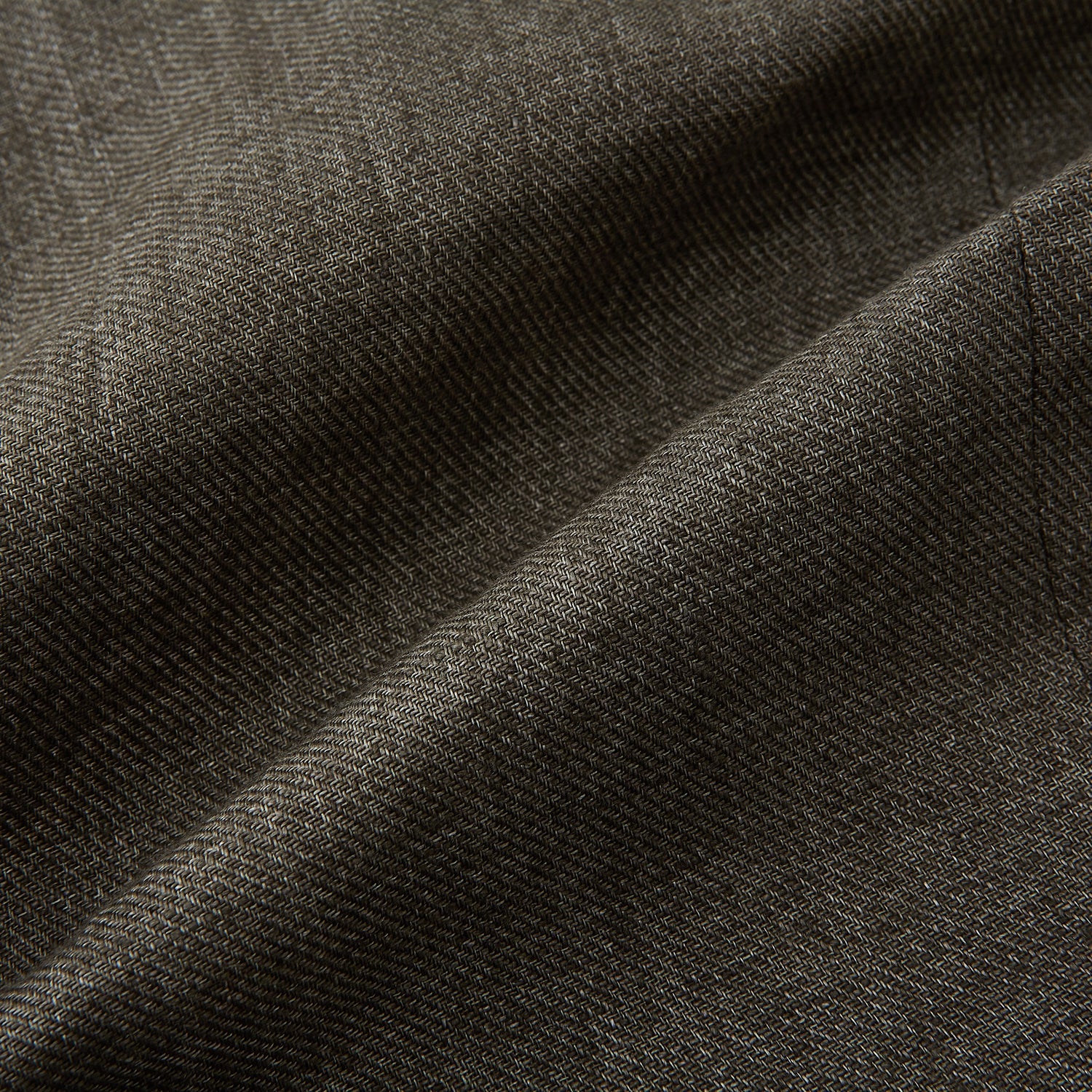 Olive Collared Linen Waistcoat
