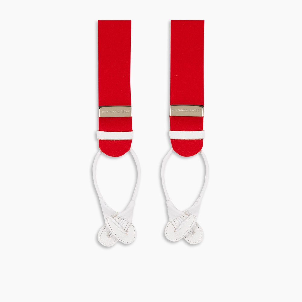 Red Adjustable Felt Braces