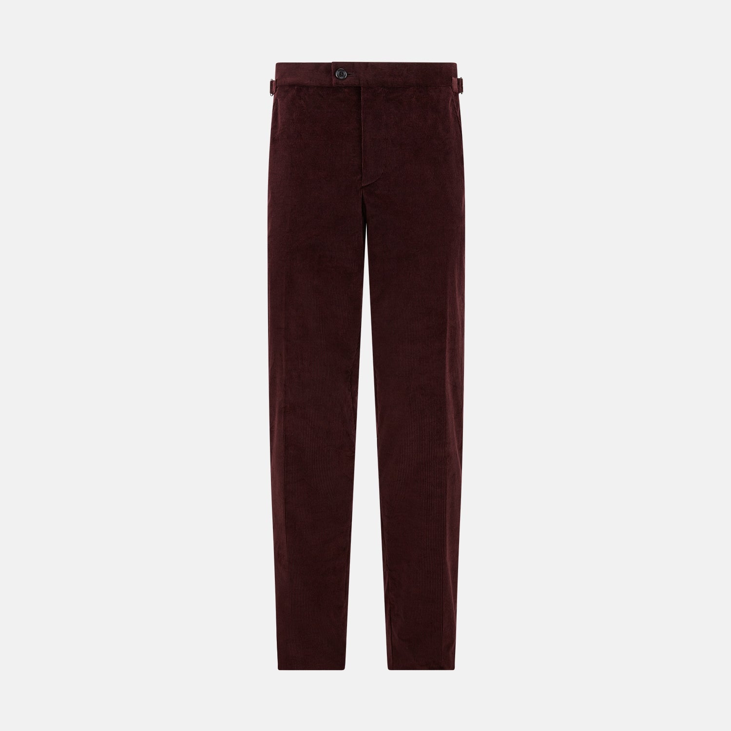 Burgundy Corduroy Henry Trousers