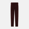 Burgundy Corduroy Henry Trousers