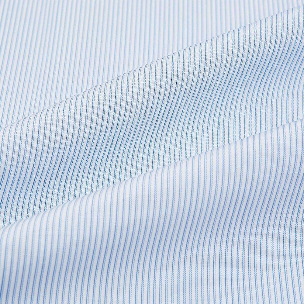 Sky Blue Hairline Multi Stripe Mayfair Shirt