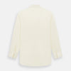 Cream Cotton Shirt with T&A Collar and Double Cuffs