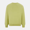 Melon Green Cashmere V-Neck Jumper